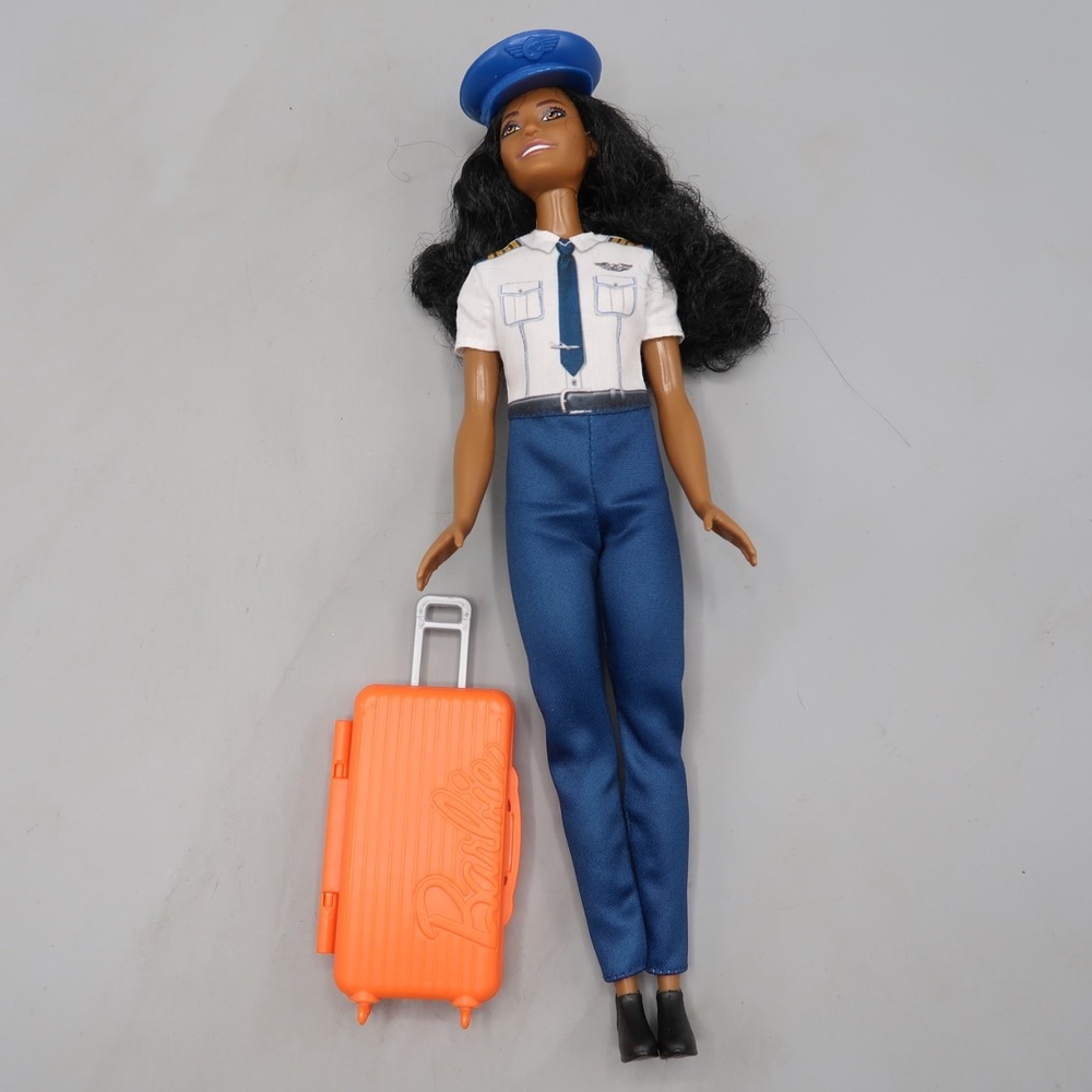 Barbie Airline Pilot Doll African American You Can be Anything Series 2016